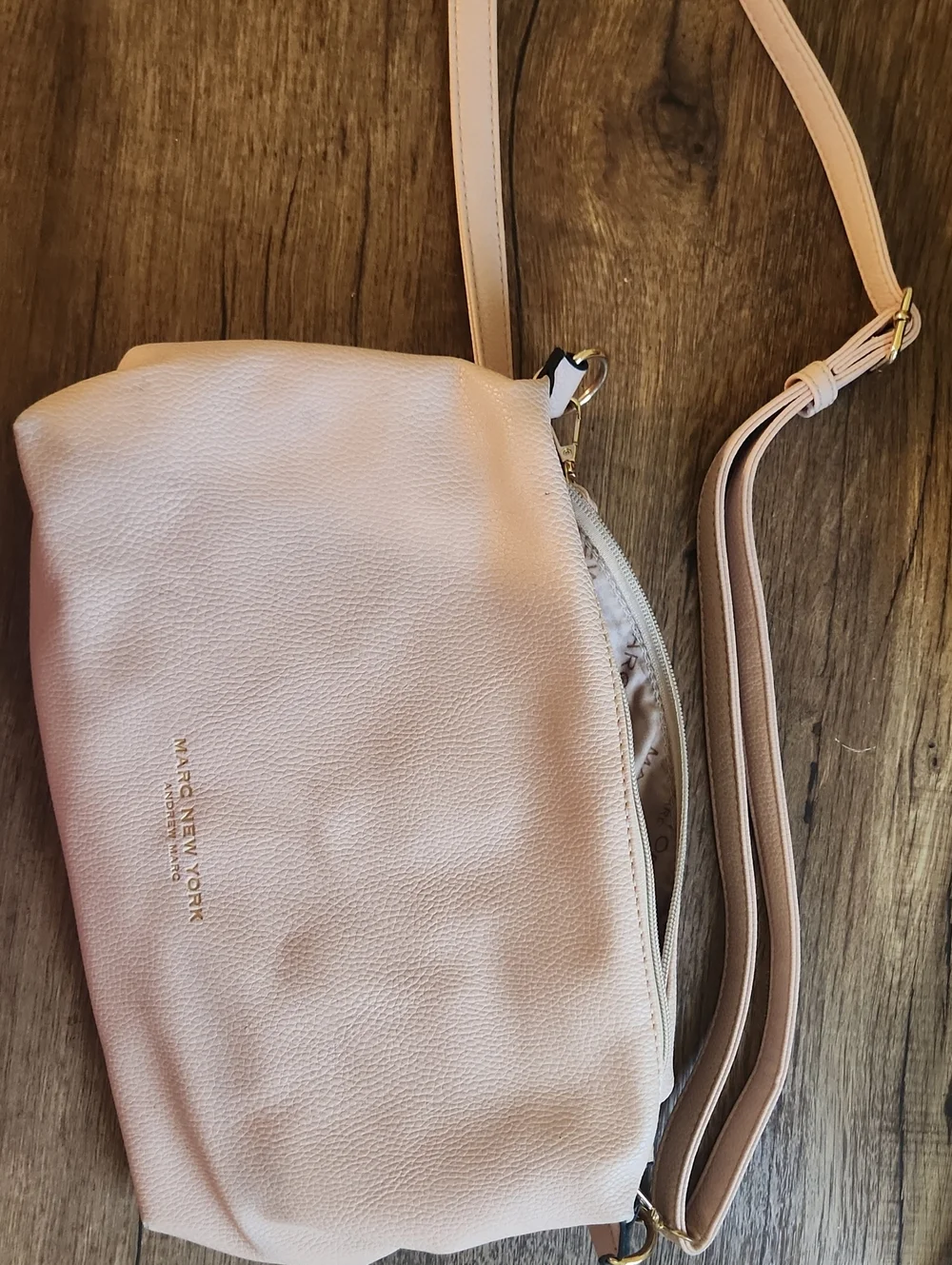 Marc New York Blush Pink Crossbody Bag